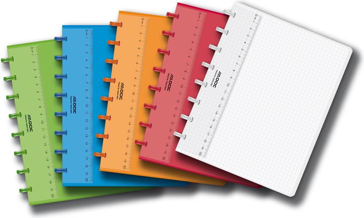 Produktbild Adoc PAP-EX - COLORLINES - A5 14,8 x 21 cm (A5, Kariert, Harter Einband)