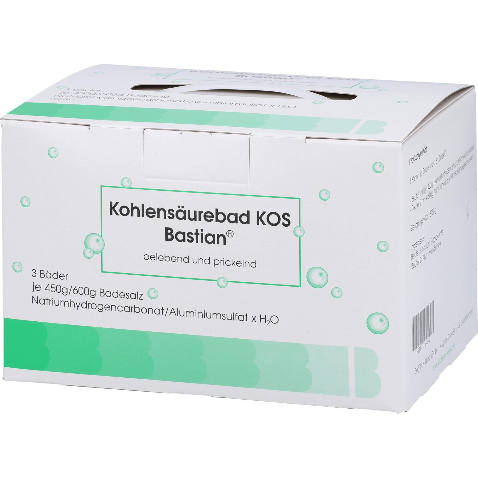 Thumbnail - Bastian, Badezusatz, Kohlensäurbad KOS, 3 St BAD