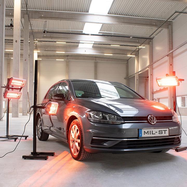 Produktbild Stahlwerk Infrarot Lacktrockner IL-2400 ST mit 2.400 Watt und Stativ