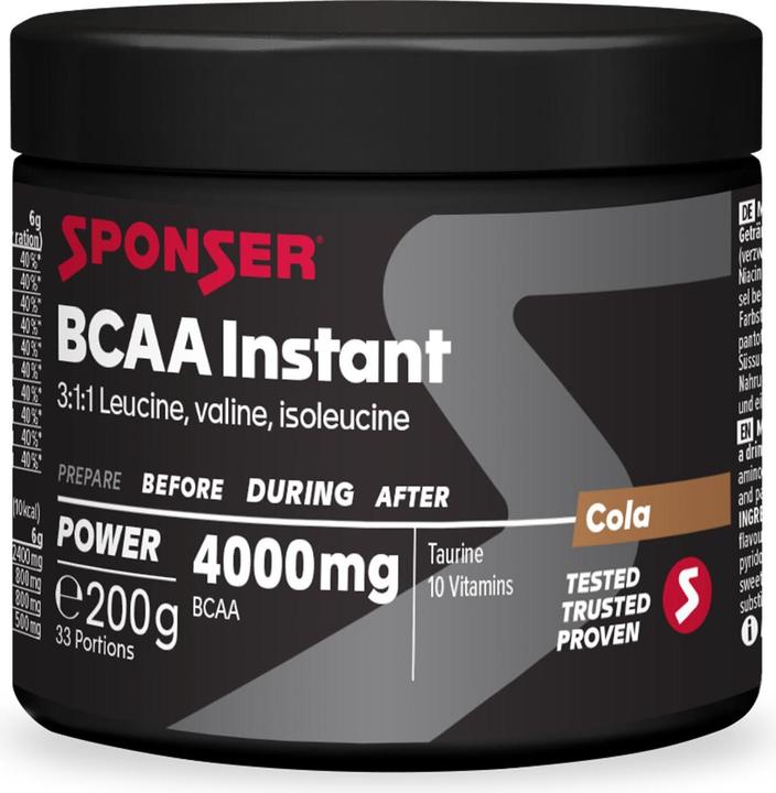 Produktbild Sponser BCAA Instant (200 g, 1x, Cola)