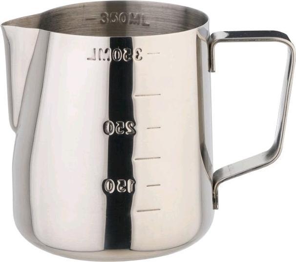 Actual product image Eva- Kochen und Haushalt Eva milk jug stainless steel 18 10 with scale 350 ml (0.35 l)