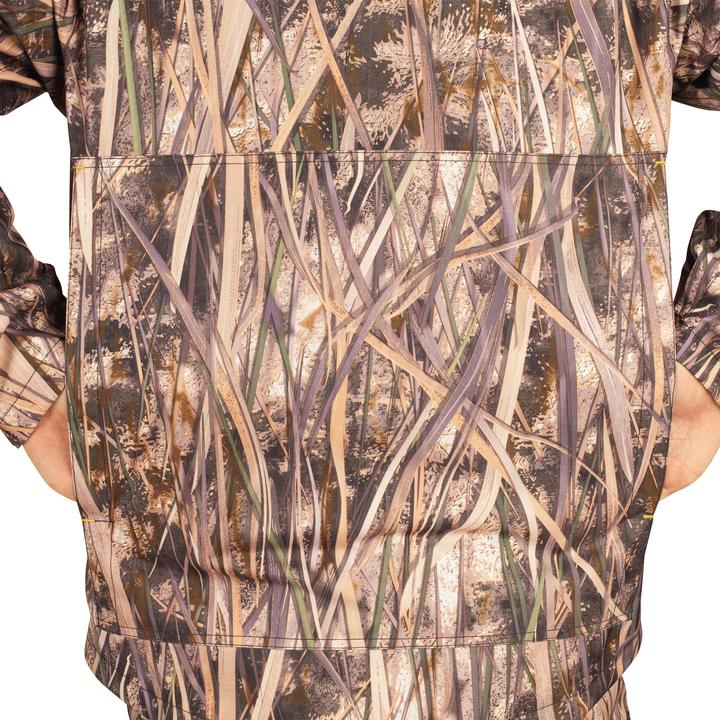 Image du produit Solognac Veste de pluie de chasse camouflage polyester
