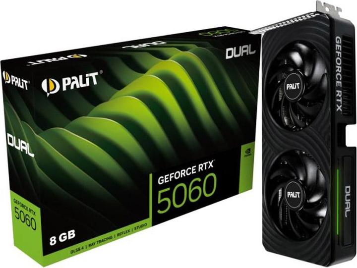 Produktbild XpertVision RTX 5060 8GB Palit Dual GDDR7 (8 GB)