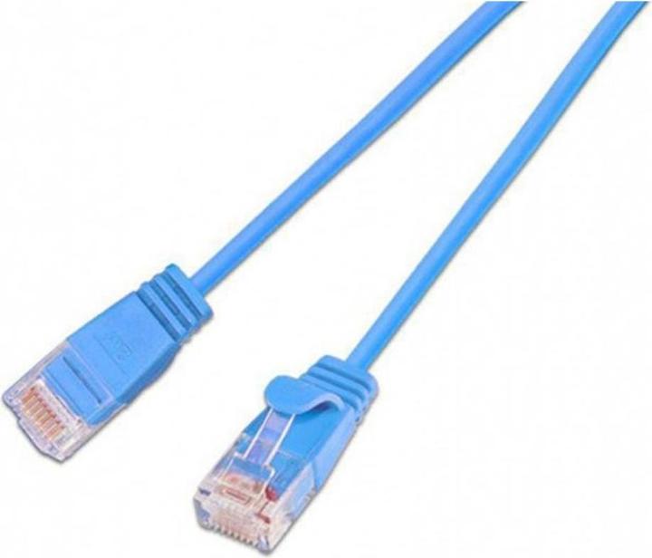 Produktbild Wirewin Slim Patchkabel: UTP, 5m, blau (U/UTP, CAT6, 5 m)