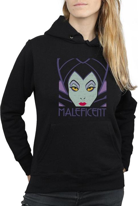 Immagine prodotto Disney Maleficent Cropped Head Felpa con Cappuccio Donna (XXL)