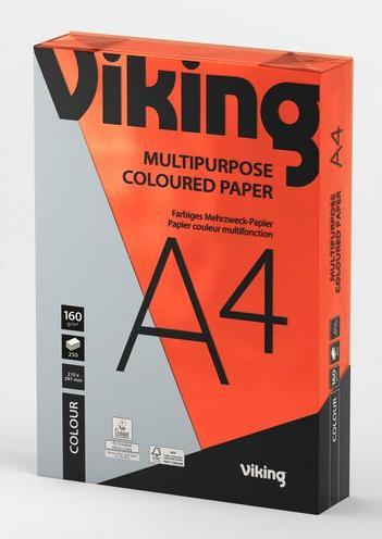 Produktbild Office Depot Kopierpapier A4 160 g/m² Intensiv Rot (160 g/m², 250 x, A4)