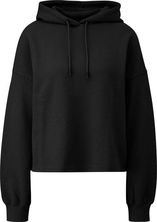 Produktbild s.Oliver Sweatshirt Sweatshirt mit Strukturmuster und Kapuze (M)