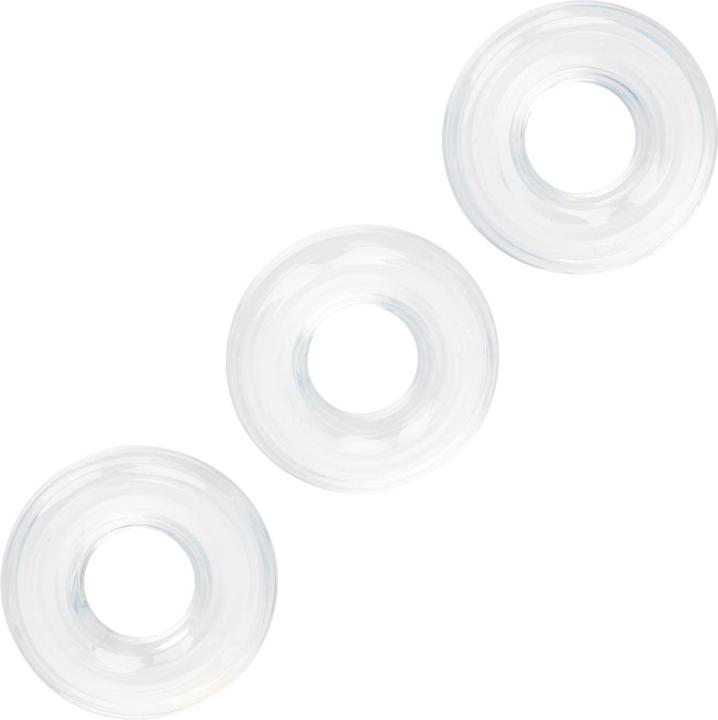 Actual product image CalExotics 3 Stacker Rings (2 cm)