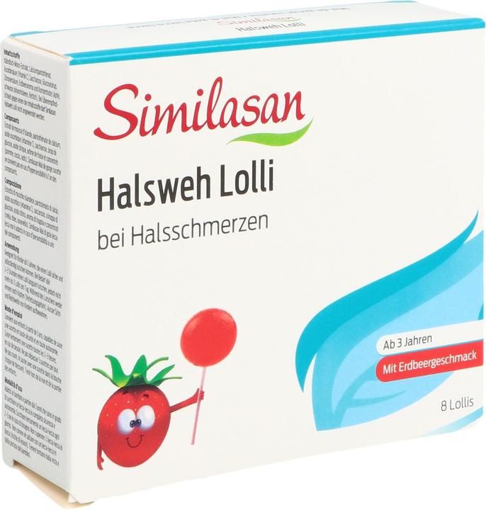 Similasan Sucette pour le mal de gorge 8 pcs (8 pièce(s))