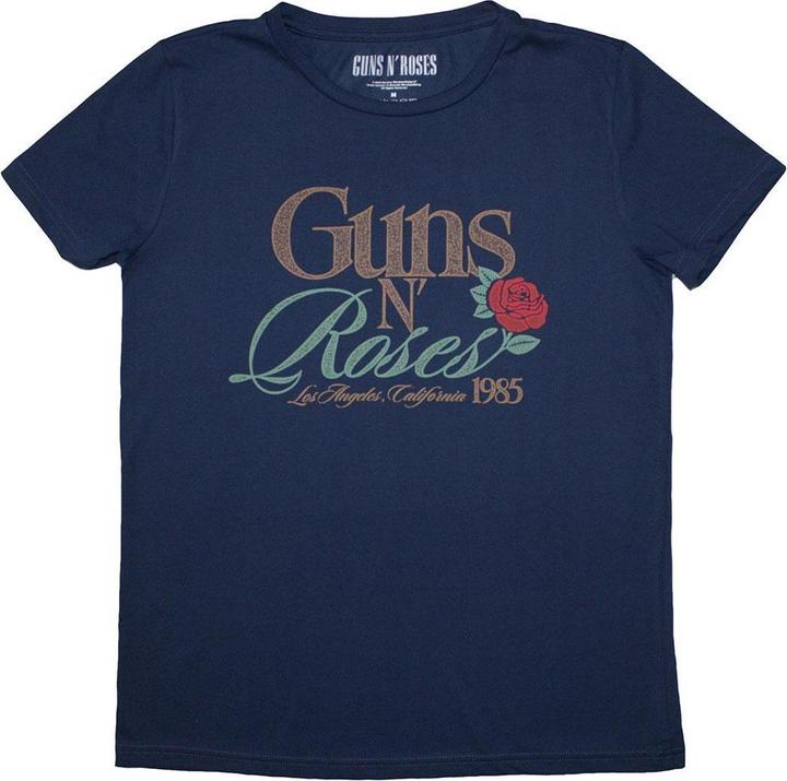 Immagine prodotto Guns N Roses California 1985 Maglietta Donna (L)