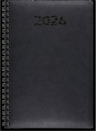 Produktbild Simplex Wochenagenda Simply Flex 15 x 21 cm, 2026, Schwarz (A5, 1 Woche / 2 Seiten)