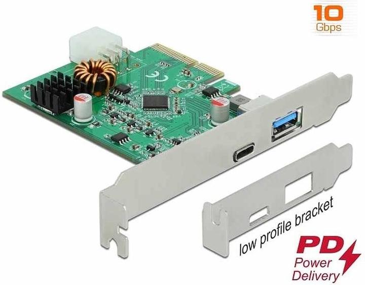 Produktbild Delock PCI-Express-Karte 89001 2x USB 3.2, 10Gbs, LP