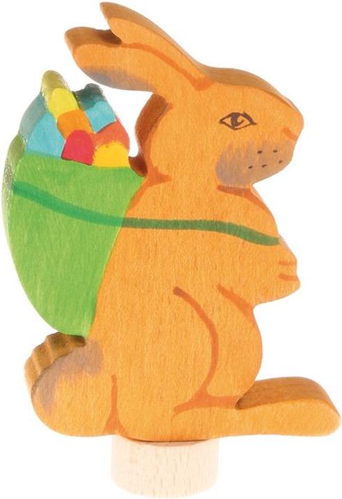 Produktbild Grimm's Steckfigur, Hase mit Korb
