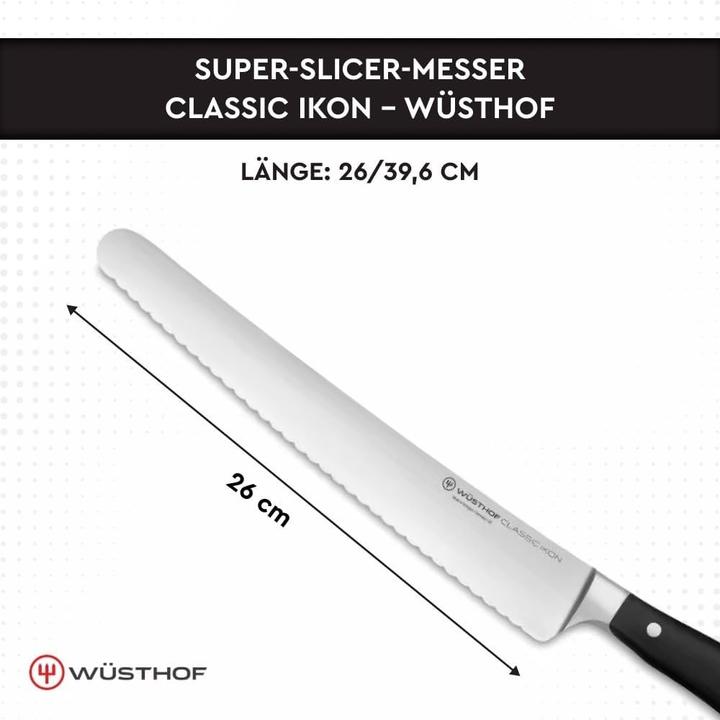 Actual product image Wüsthof Super Slicer / Super slicer, 26 cm,Classic Ikon (26 cm)