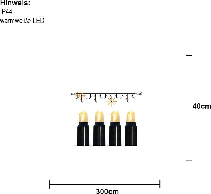 Produktbild Star Trading Lichtervorhang Extra System (3 m)