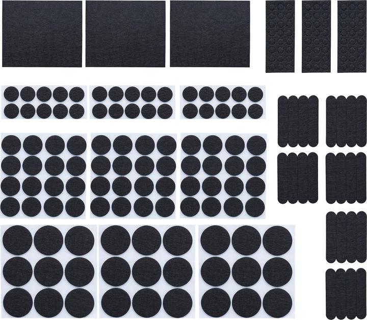 Image du produit Relaxdays 204x patins en feutre (Patin en feutre, 204 pcs)