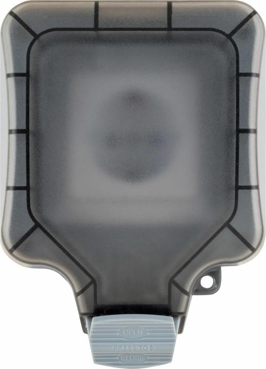 Actual product image Schwaiger Outdoor socket outlet IP66 1-fold Schuko flush-mounted socket outlet