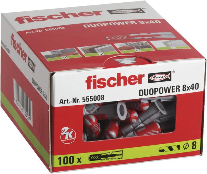 Actual product image Fischer Universal plug DUOPOWER (100 pcs.)