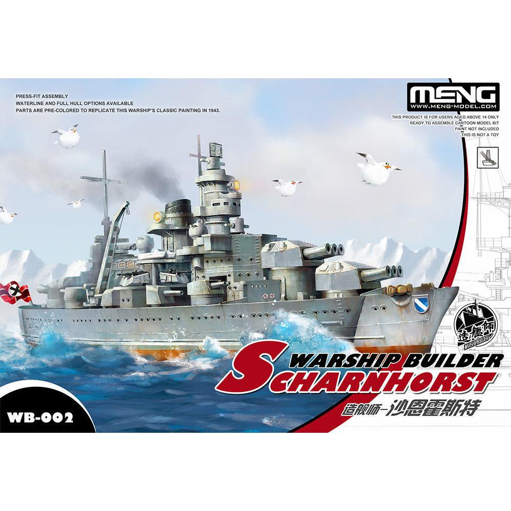 Meng-Model Warship Builder-Scharnhorst(cartoonized model kit) (WB-002)