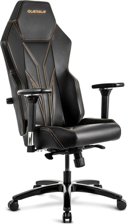 Quersus Armchair VAOS Armchair.2.3. gold accent (Black - Gold)