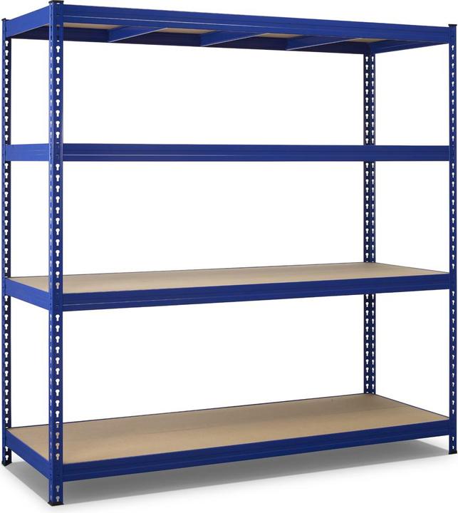 Produktbild Avasco Schwerlastregal Robus 400 blau 1800x1800x600 mm 4 Bden Tragkraft 1600 kg