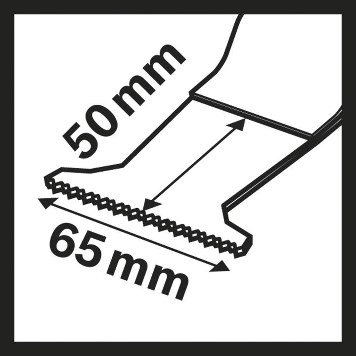 Produktbild Bosch Professional Zubehör BIM Tauchsägeblatt PAII 65 APB, Wood and Metal, 50 x 65 mm, 1er-Pack