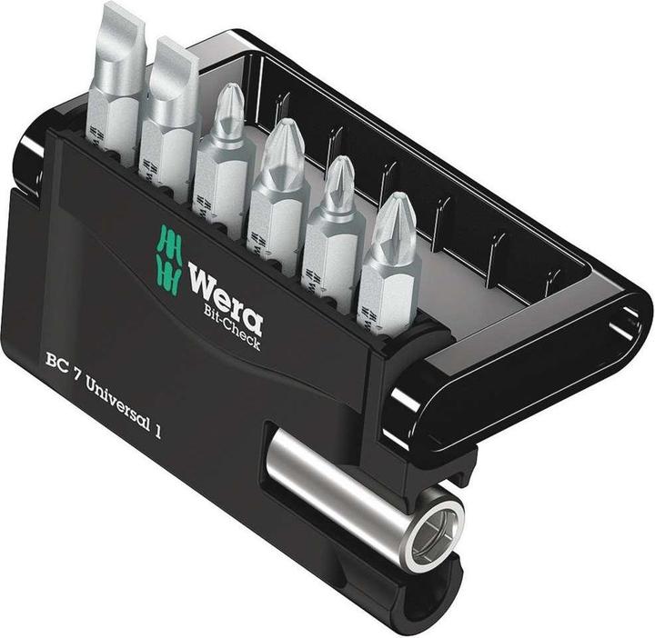 Produktbild Wera Bit-Check 7 Universal 1 SB (Kreuz Phillips PH, Kreuz Pozidriv PZ)