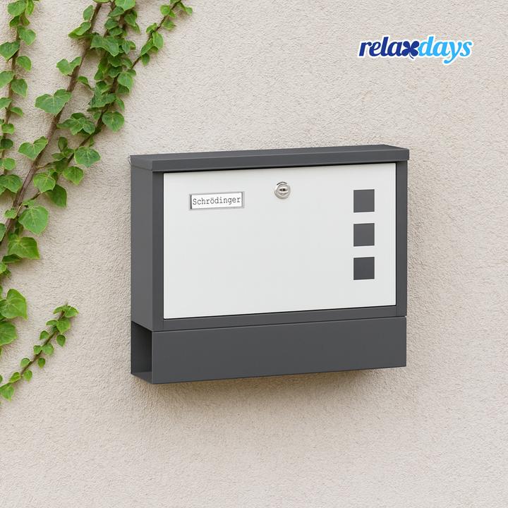 Actual product image Relaxdays Postbox
