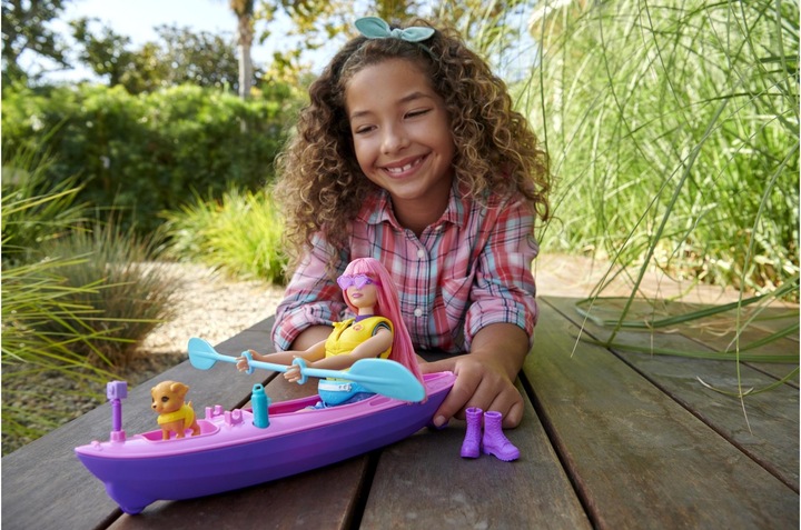 Productafbeelding Barbie BRB Camping Daisy Speelset met kajak