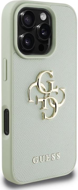 Produktbild Guess Hardcase PU Grained Big 4G and Classic Logo Case for iPhone 16 Pro Max 6,9" Green (Apple iPhone 16 Pro Max)