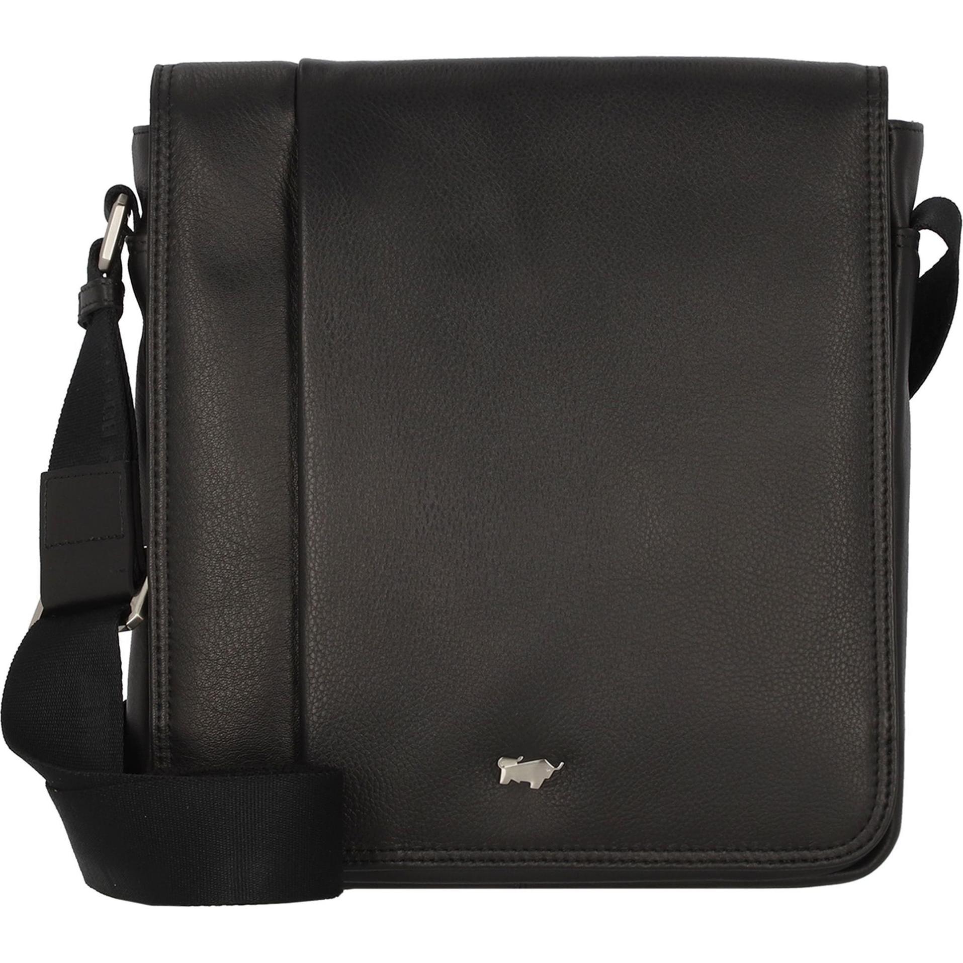 Braun Büffel, Handtasche, Golf 2.0 Umhängetasche Leder 22 cm, Schwarz