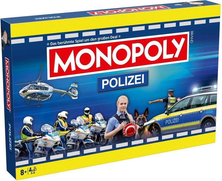 Productafbeelding Winning Moves Monopoly - Politie 2.0 (Duits, 2 - 6 Spelers)
