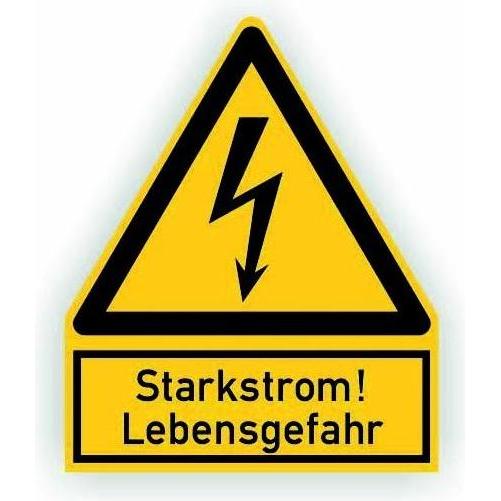 Cimco Warnschild Starkstrom Lebensgefahr, 182730 (182730)