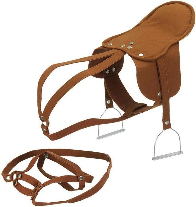 Immagine prodotto Happy People 58466 - Sella e briglia, marrone con staffe