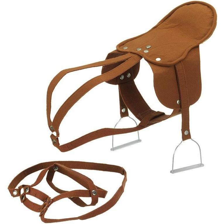 Thumbnail - Happy People 58466 - Sattel & Trense, braun mit Steigbügel