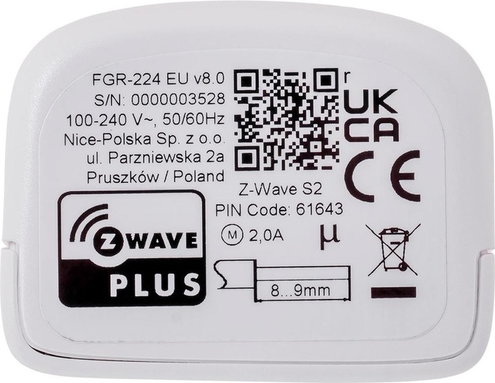 Immagine prodotto Fibaro Roller Shutter 4 (Cinghia per tapparelle)