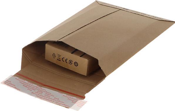 Image du produit eurokraft basic Pochettes d'expédition ECONOMY, en carton ondulé, lot de 25, L x l 533 x 370 mm (25 x)