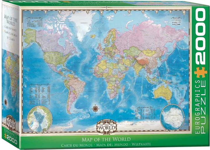Produktbild Eurographics Map of the World (2000 Teile)