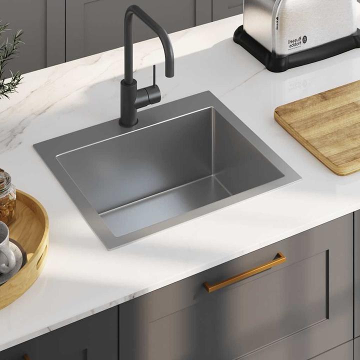 Actual product image vidaXL Küchenspüle (Fitted sink, 50 cm, 53 cm)