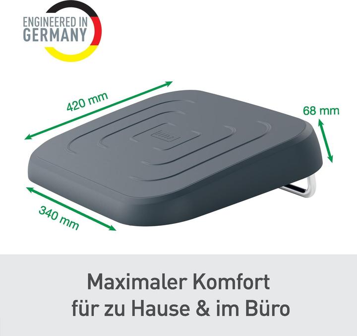 Actual product image Leitz Foot Rest Ergo adjustable (34 x 42 cm)