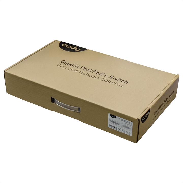 Produktbild Cudy GS1020PS2 network switch Gigabit Ethernet (10/100/1000) Power over Ethernet (PoE) Black (18 Ports)