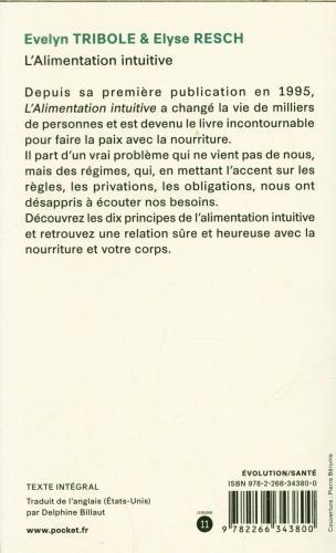 Image du produit L'alimentation intuitive : la méthode anti-régime (Français, Tribole Evelyn, Resch Elyse, 2024)