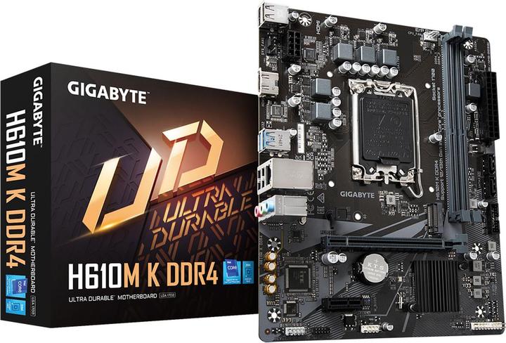 Produktbild Gigabyte H610M K DDR4 (LGA 1700, Intel H610 Express, mATX)