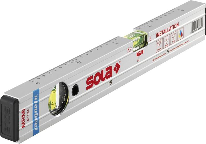 Produktbild Sola Messwerkzeuge Aluminium-Wasserwage MRMI 40 SOLA mit Hilfsmasse 400 mm (40 cm)