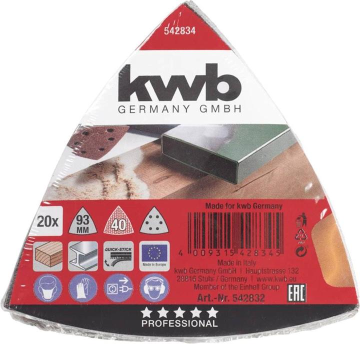 Actual product image kwb Delta Profi-Pack K40 /20pcs (40)