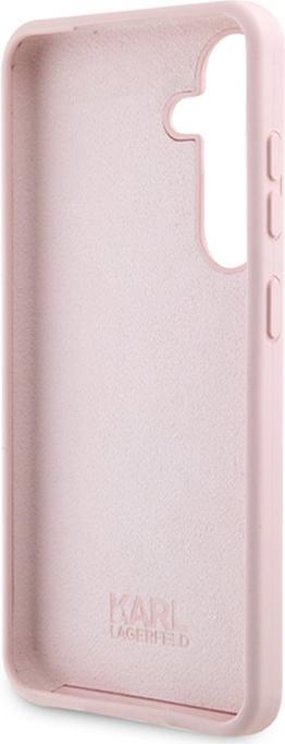 Produktbild Karl Lagerfeld KLHCS24MSNCHBCP S24+ S926 hardcase różowy/pink Silicone Choupette (Samsung Galaxy S24+)