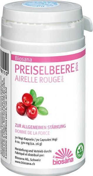 Produktbild Biosana Preiselbeere plus 370mg (70 Stück, Kapseln, 46 g)