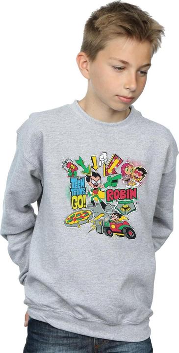 Produktbild Teen Titans Go Robin Montage Sweatshirt Jungen (116)
