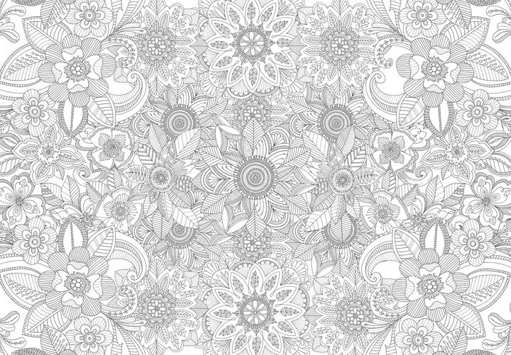 Actual product image Idena Colouring Poster Meditation 59,4 x 84 cm