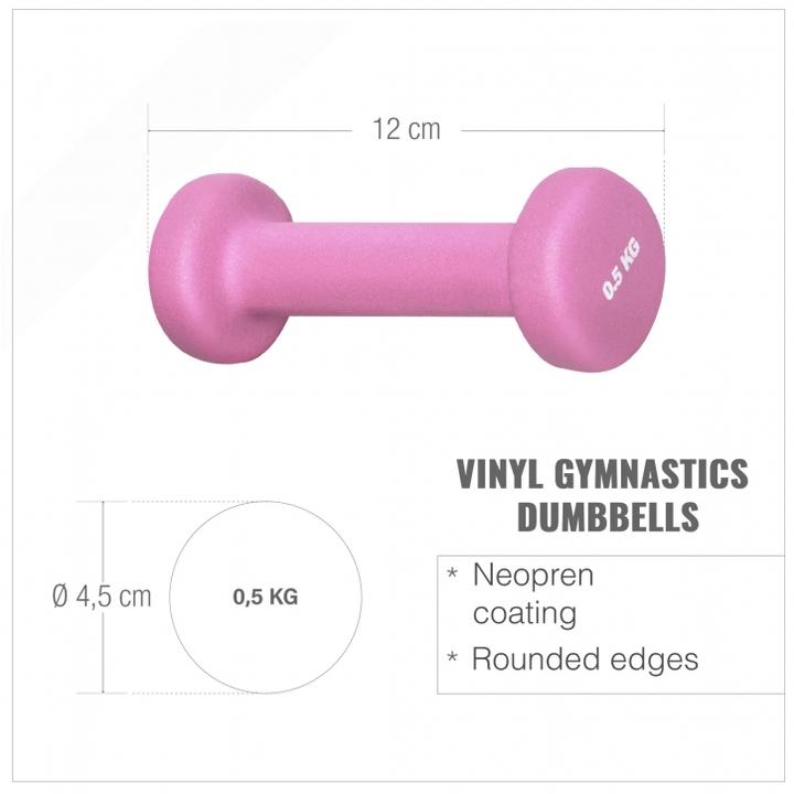 Immagine prodotto Gorilla Sports Manubri da palestra (2 x 0,5 kg)